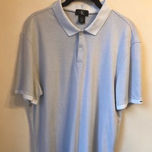 CALVIN KLEIN Large 100% Cotton Polo